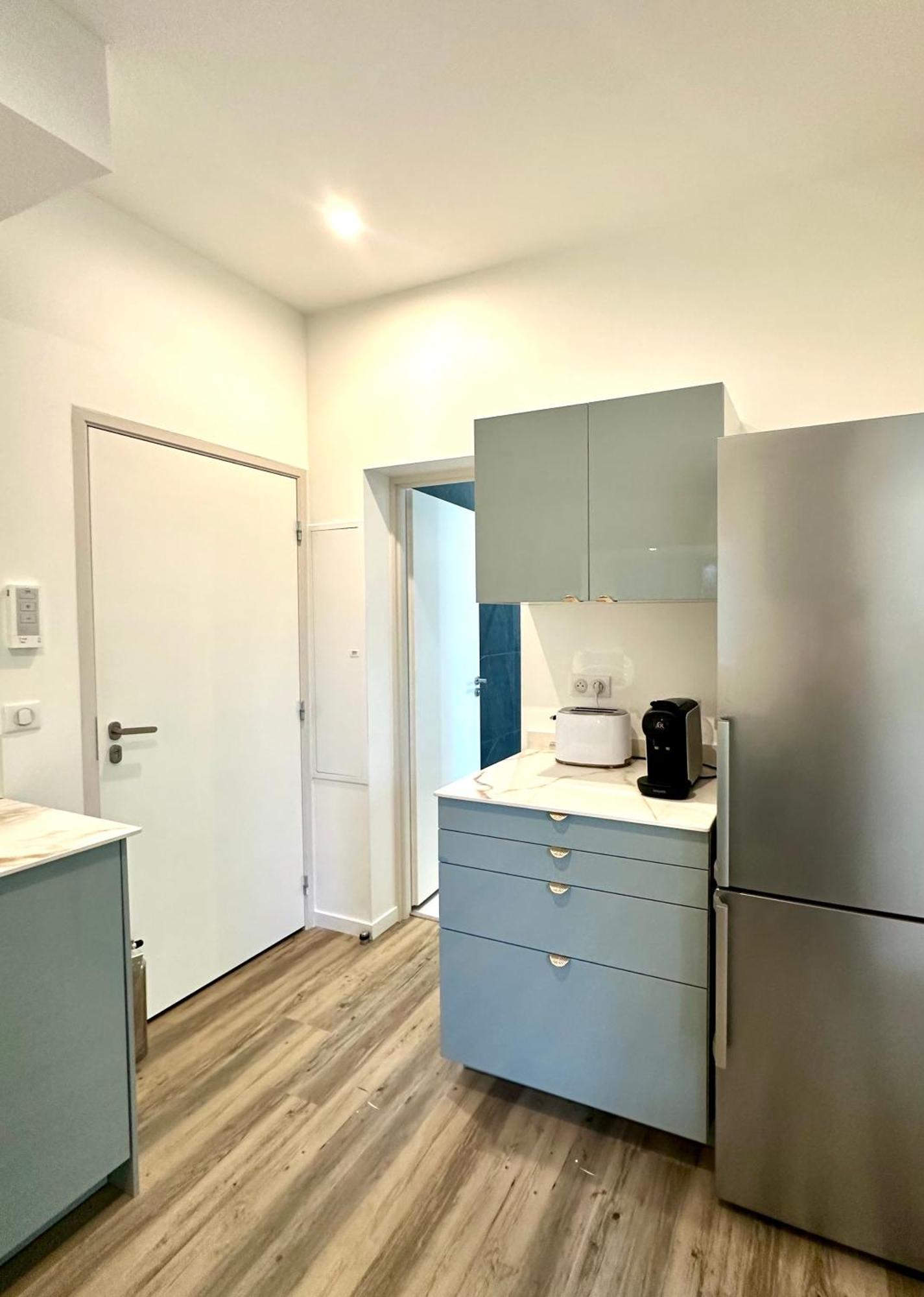 Appartement Avec Jardin Prive A 2Min De La Plage 滨海巴纽尔斯 外观 照片