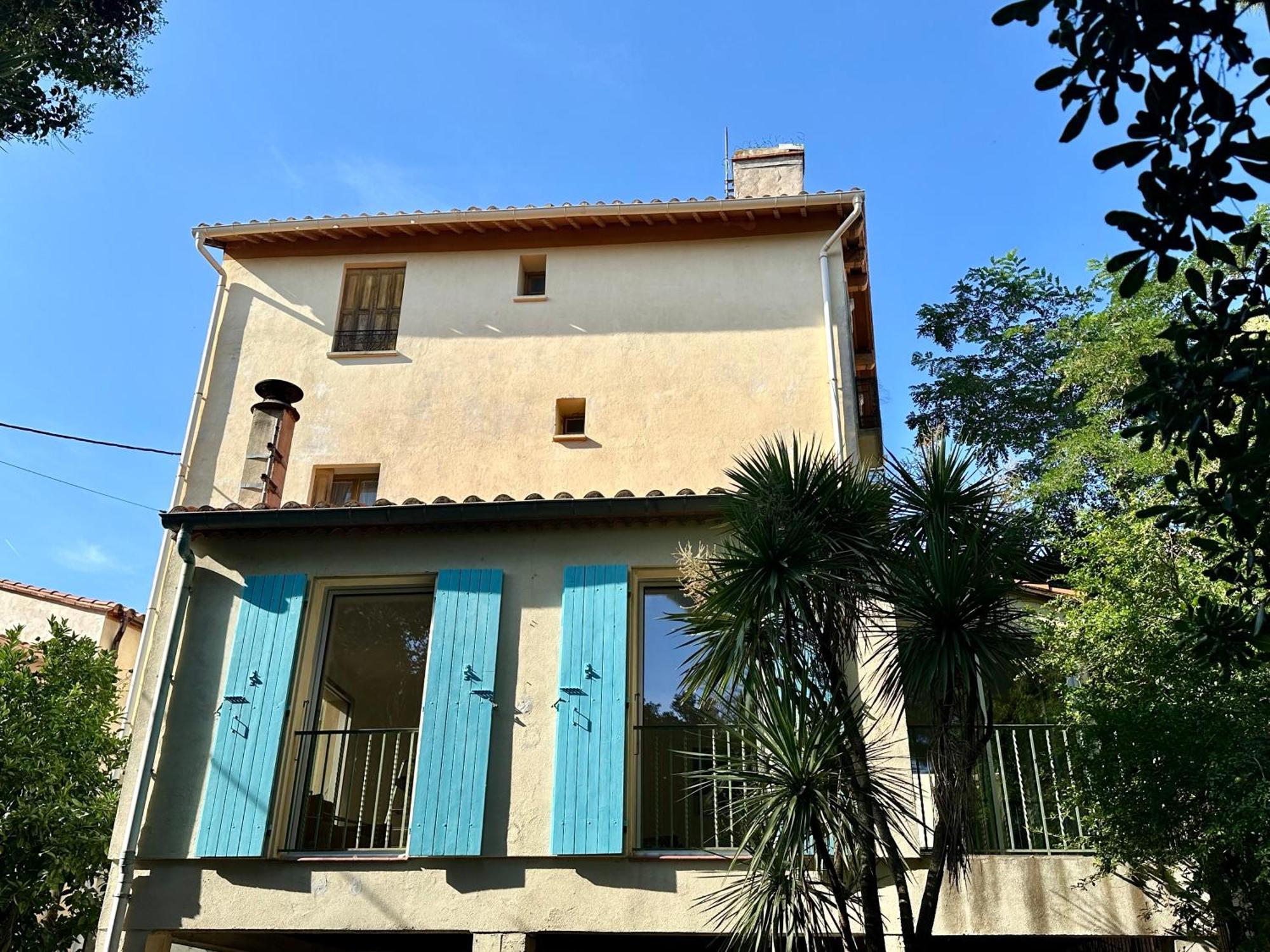 Appartement Avec Jardin Prive A 2Min De La Plage 滨海巴纽尔斯 外观 照片